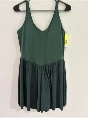 Green All in Motion Athletic dress with attached shorts size Medium NWT
